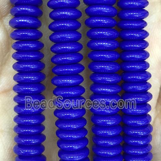 royalblue Resin disc beads