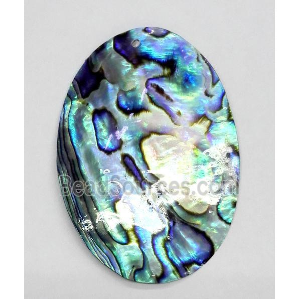 Paua Abalone pendant, oval