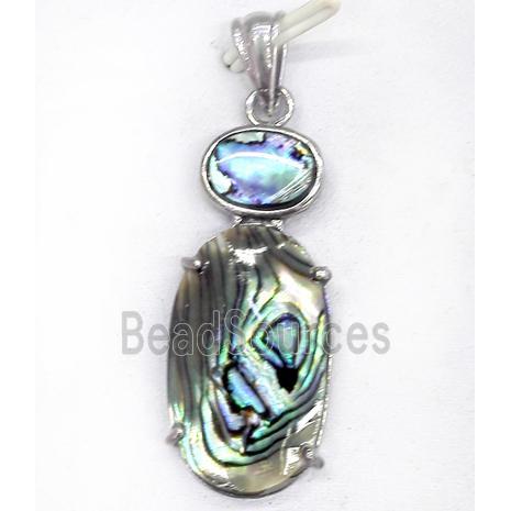 Paua Abalone shell pendant