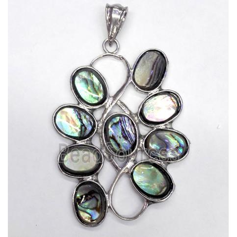 Paua Abalone shell pendant