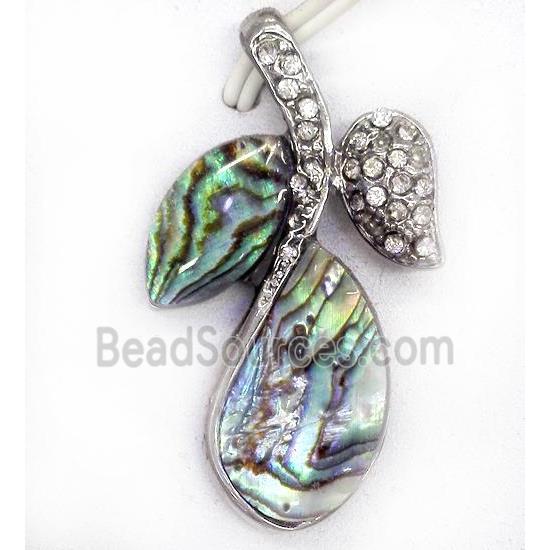 Paua Abalone shell pendant