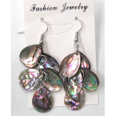 Paua Abalone shell earring, mxied