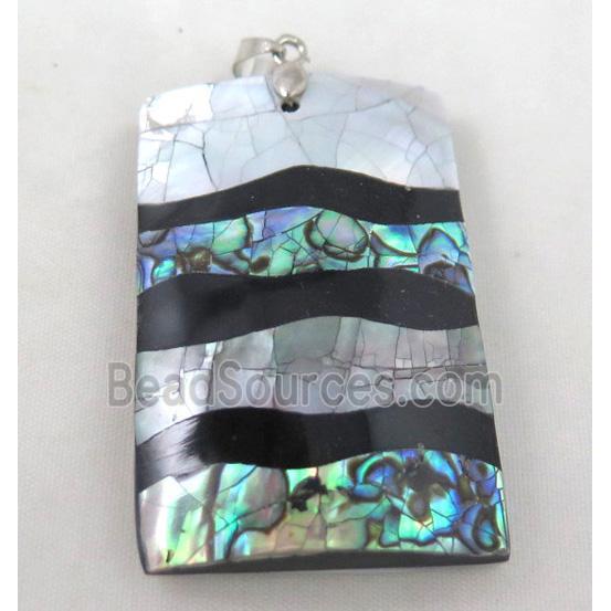 Paua Abalone shell pendant