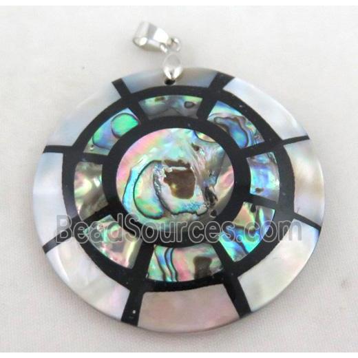 Paua Abalone shell pendant