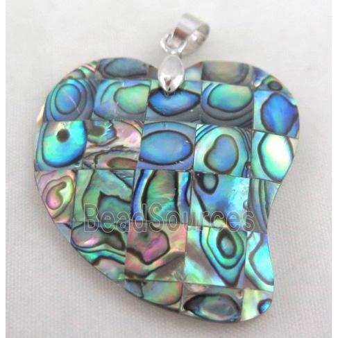 Paua Abalone shell pendant