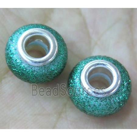 pearlized shell beads, matte rondelle