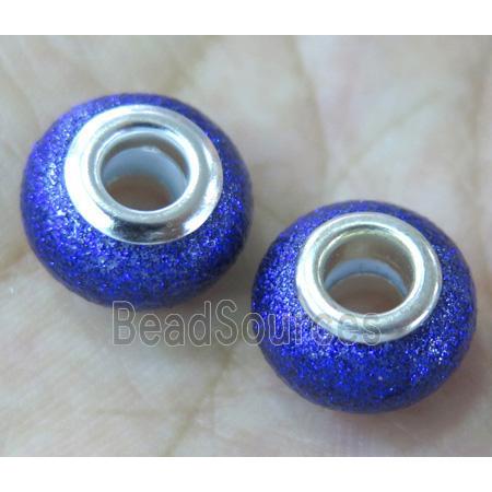 pearlized shell beads, matte rondelle