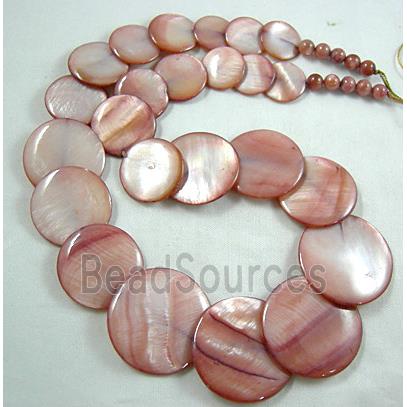 17 inches of freshwater shell necklace