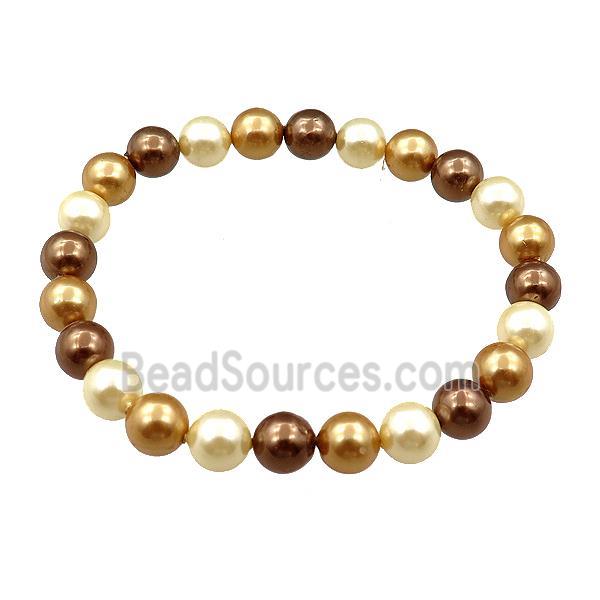 pearlized shell bracelet