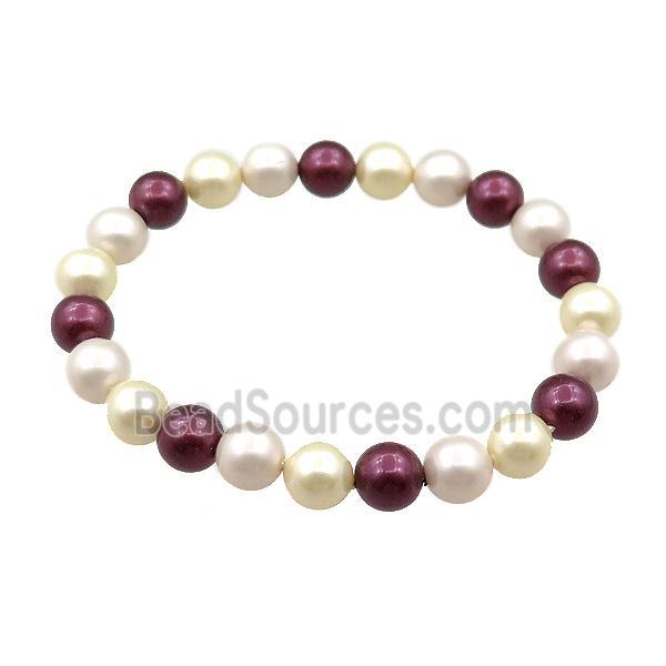 pearlized shell bracelet