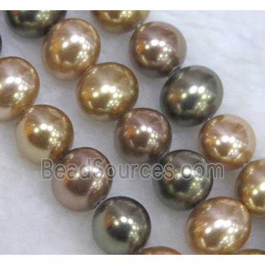 Pearlized Shell Bead, potato shape