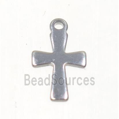 stainless steel cross pendant