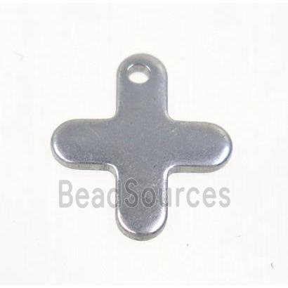 stainless steel cross pendant