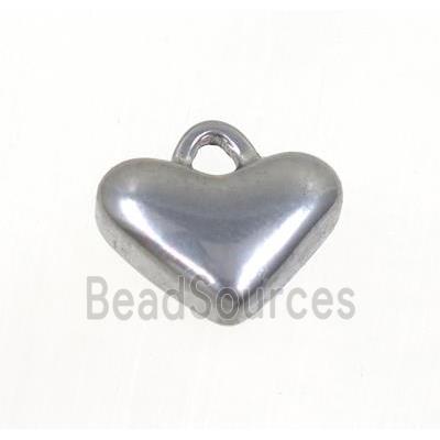 stainless steel heart pendant