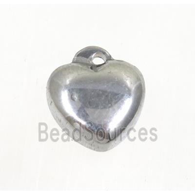 stainless steel heart pendant