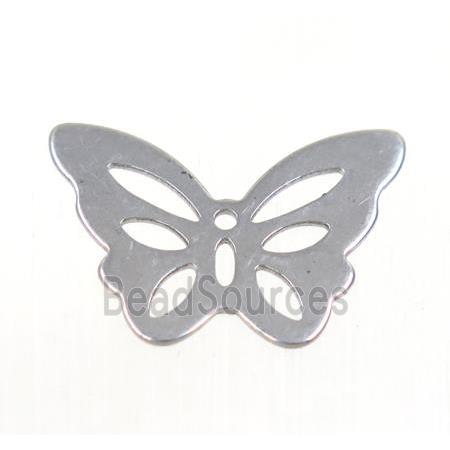 stainless steel butterfly pendant