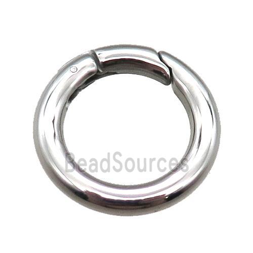 polished Stainless Steel Carabiner Clasp