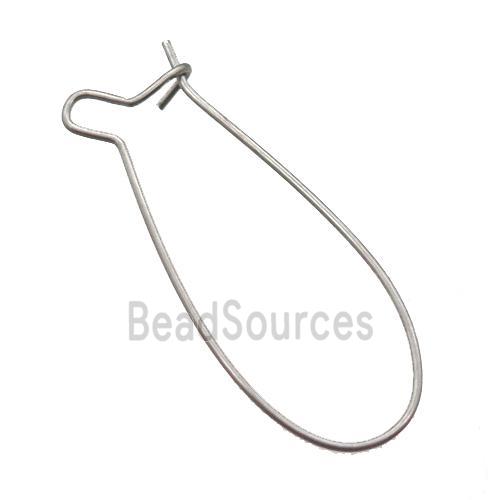 stainless steel Hook Earrings wire