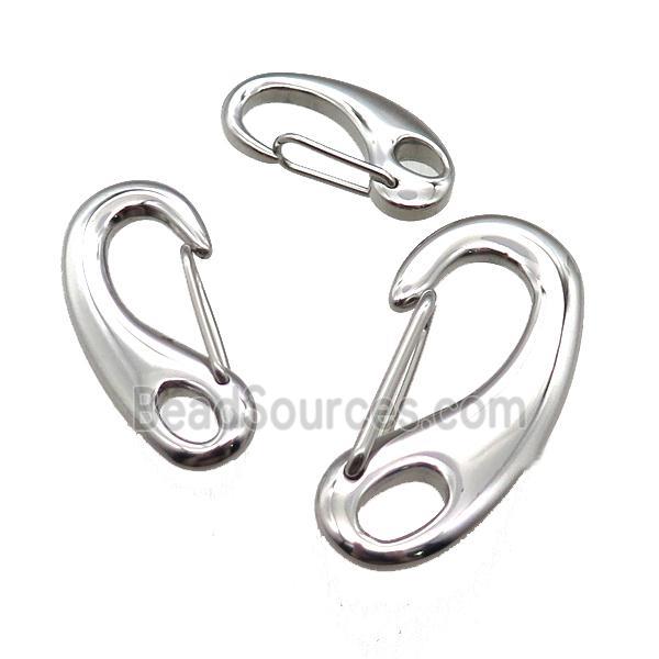 stainless steel carabiner keychain clasp