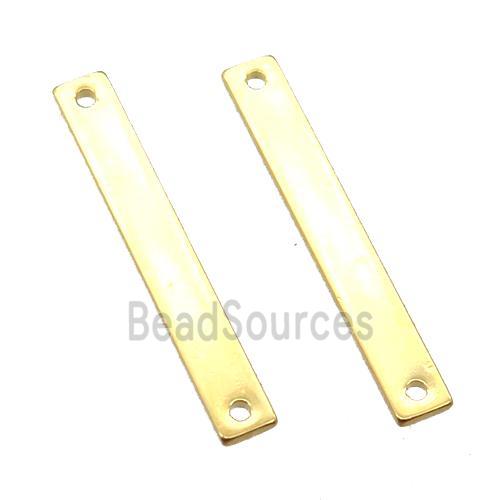 stainless steel stampings connector, gold plated