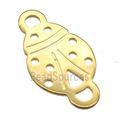 stainless steel connector, stampings, gold plated