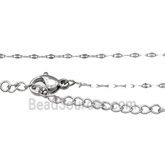 Raw Stainless Steel Necklace Chain