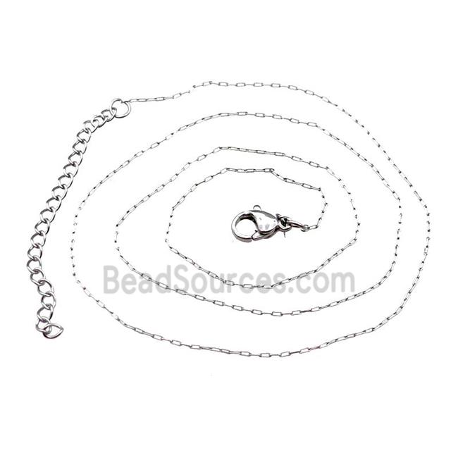 Raw Stainless Steel Necklace Chain