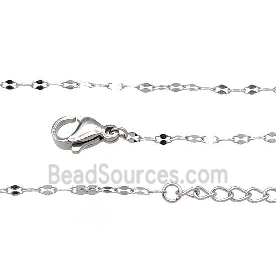 Raw Stainless Steel Necklace Chain