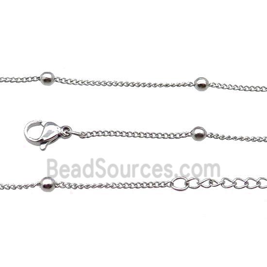 Raw Stainless Steel Necklace Chain