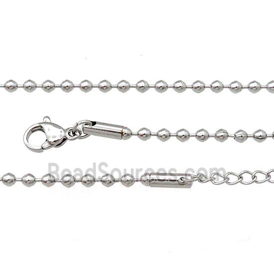 Raw Stainless Steel Necklace Chain