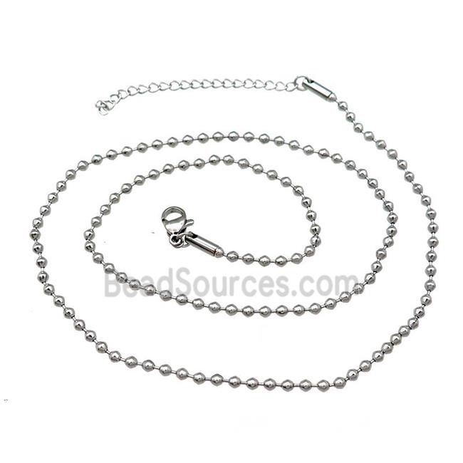 Raw Stainless Steel Necklace Chain