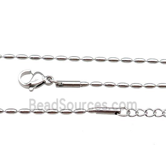 Raw Stainless Steel Necklace Chain