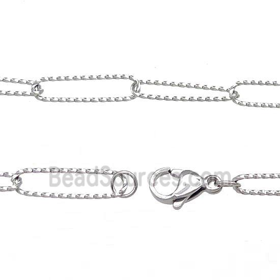 Raw Stainless Steel Necklace Chain