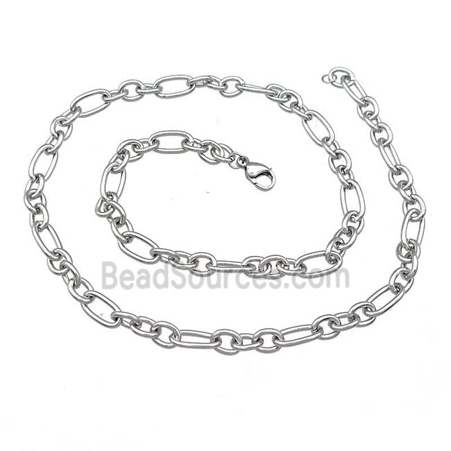 Raw Stainless Steel Necklace Chain