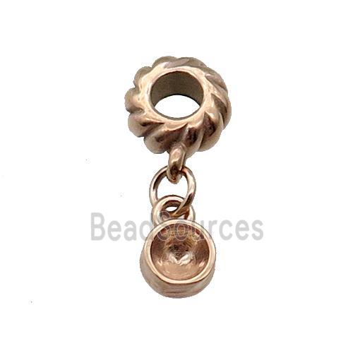 Stainless Steel Pendant Rose Gold