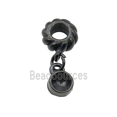 Stainless Steel Pendant Black Plated