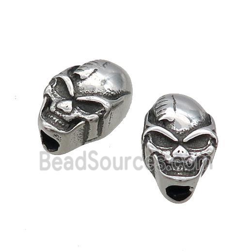 Stainless Steel Skull Beads Paracord Antique Silver