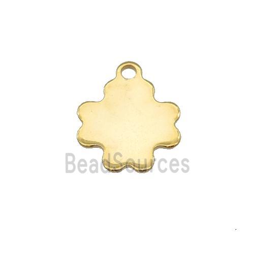 Stainless Steel Cross Pendant Gold Plated