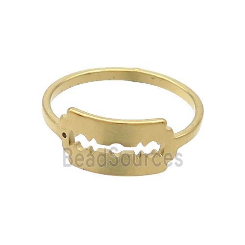 Stainless Steel Rings Gold Plated