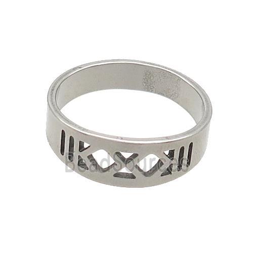 Raw Stainless Steel Rings