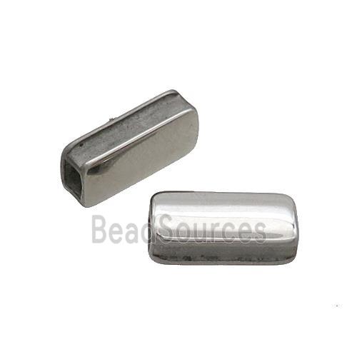 Raw Stainless Steel Tube Beads