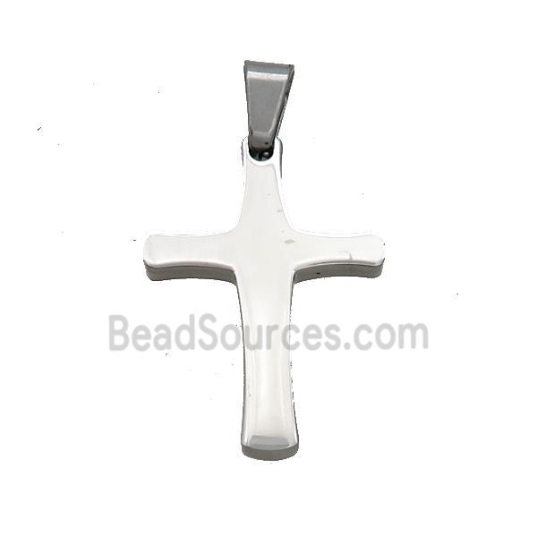 Raw Stainless Steel Cross