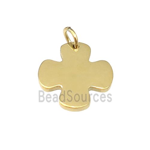 Stainless Steel Cross Pendant Gold Plated