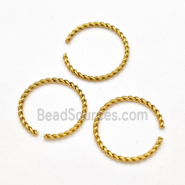 Stainless Steel Rings Gold Plated