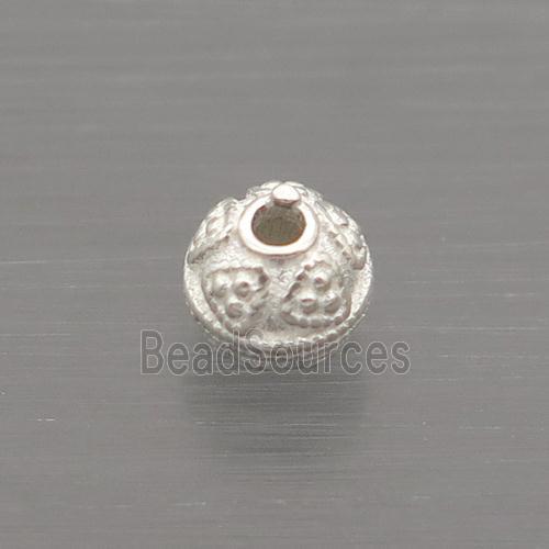 Sterling Silver Round Beads