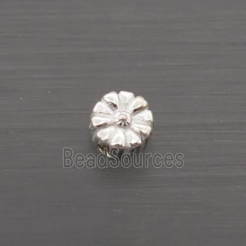 Sterling Silver Beads Flower