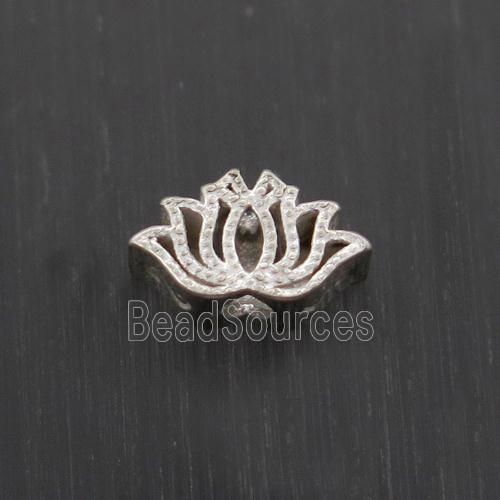 Sterling Silver Beads Lotus