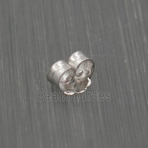 Sterling Silver Earring Back Nuts