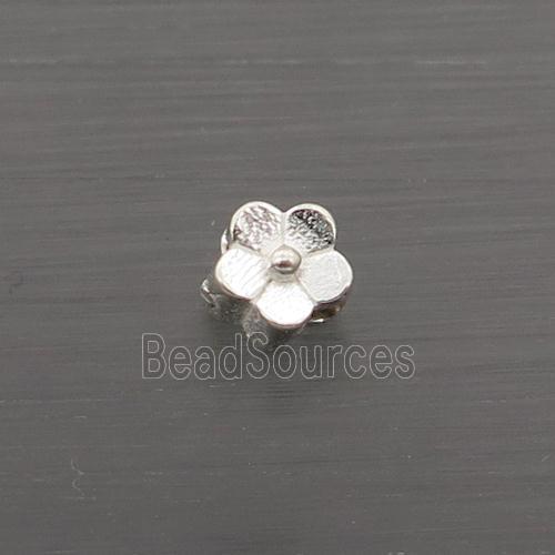 Sterling Silver Beads Flower