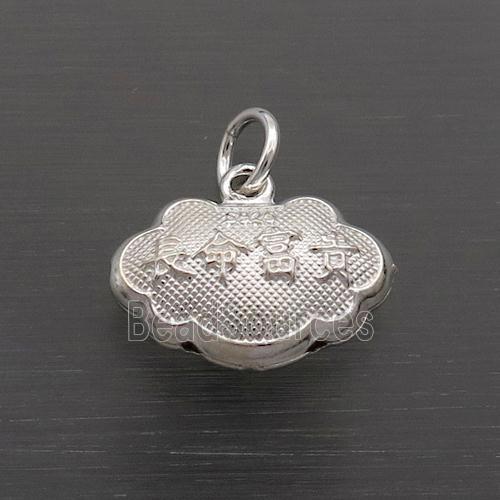 Sterling Silver Lucky Fu Pendant